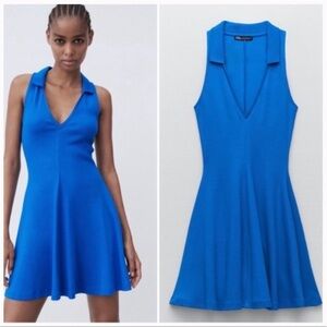 Zara Cobalt Blue Tennis Dress